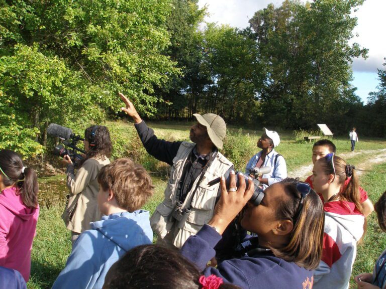 Helping inner city and minority youth/ young adults become interested in nature through the immersive experience of bird watching. John Robinson.