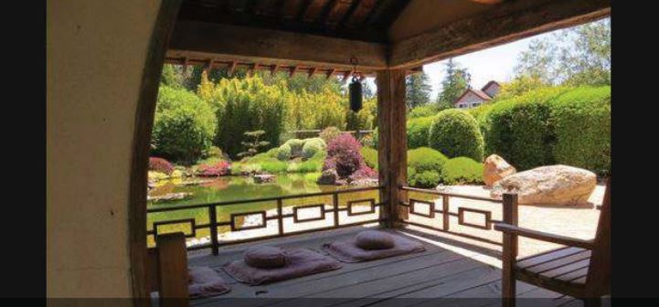 Extensive Zen gardens are designed to encourage you to embrace nature’s beauty in quietude.
