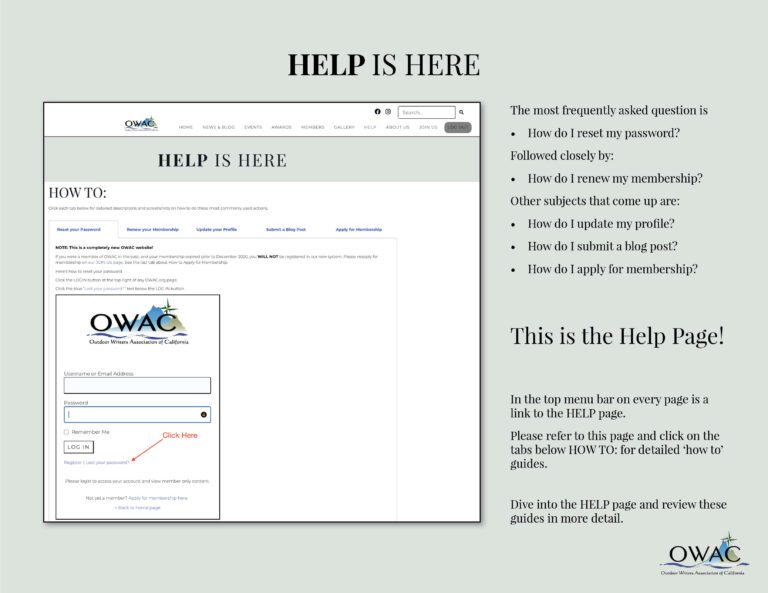 OWAC website presentation15