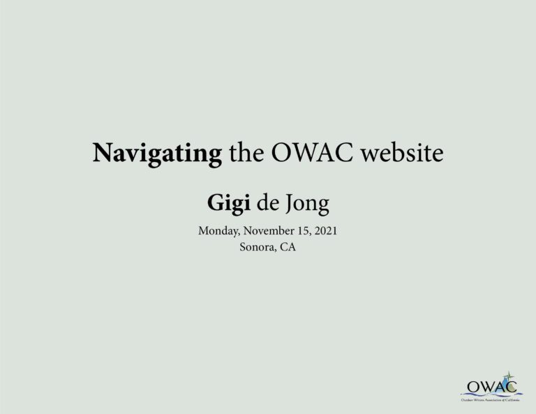 OWAC website presentation2