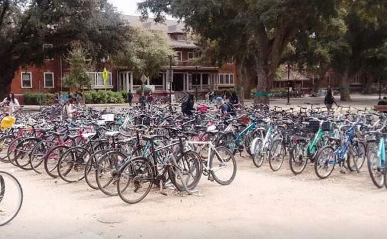 Thousands of bikes in this biking Mecca Credit: AreYouThatWoman.com