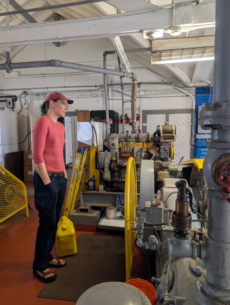 An overnight stay includes an indepth tour of the old and new equipment including the foghorn
