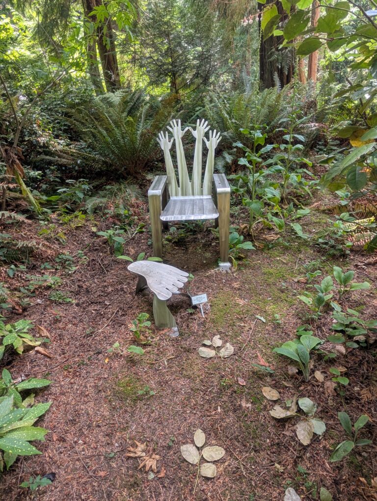 Armchair & Foot Stool Artist Debbi Rhodes
