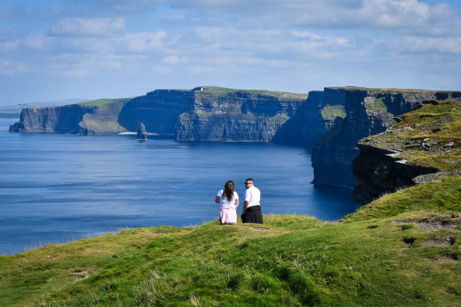 Cycling towards the Cliffs of Moher, there is a sense something great lies ahead.