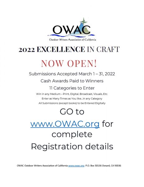OWAC Excellence in Craft Awards competition now open