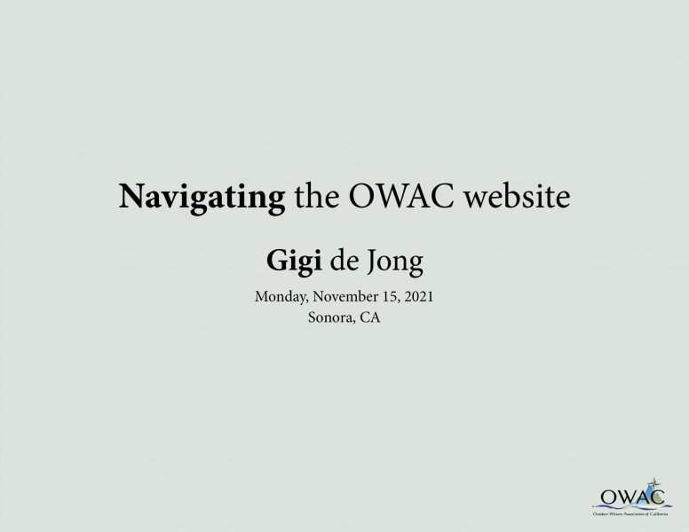 OWAC website presentation2