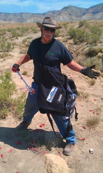 Trash, like shotgun shells needs to be packed out -- leave the outback better than you found it.
